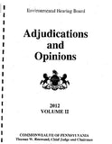 2012 EHB Adjudications & Opinions, Volume 2