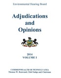 2014 EHB Adjudications & Opinions, Volume 1