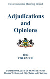 2014 EHB Adjudications & Opinions, Volume 2